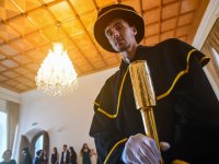 Promoce v zámku v Kostelci n.Č.l.