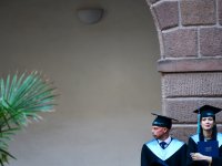 Graduation ceremony in the Kostelec n.Č.l. castle