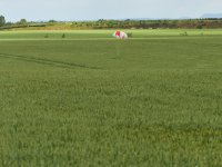 Emergency landing using a parachute 8