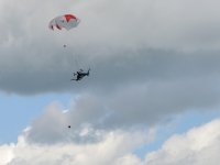 Emergency landing using a parachute 13