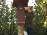 Camera box for boreal owl-checking