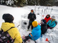 Field lecture about snow properties
