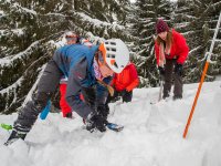 Avalanche rescue is a team work